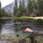 Me at Merced River, the water was around 60 degrees