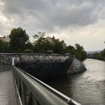 The Murinsel in Graz, Austria