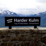 Harder Kulm top of Interlaken Switzerland