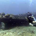 Scuba diving atTugboat, Bonaire