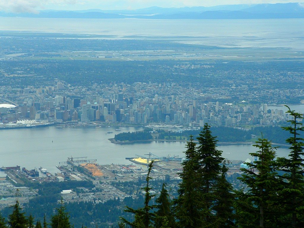 Vancouver City from Grouse Mountain