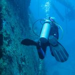 Scuba Diving at St. George ShipWreck, Bayahibe. Dominican Republic