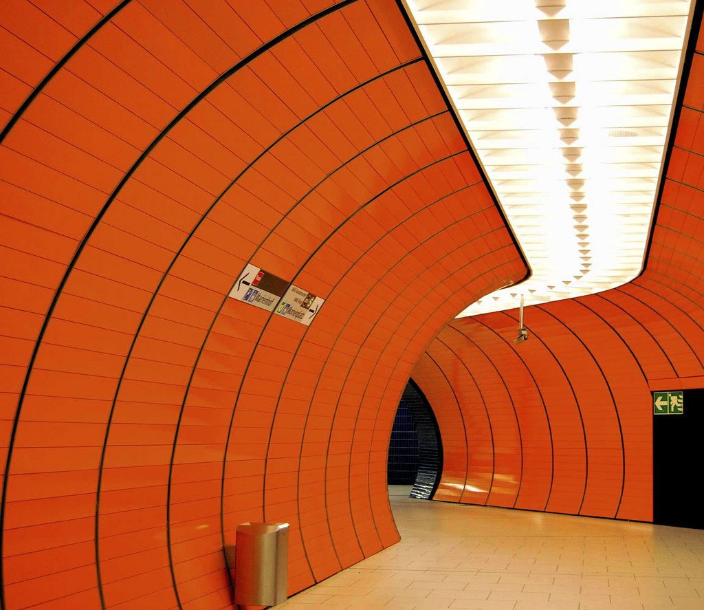 Metro station in Munich