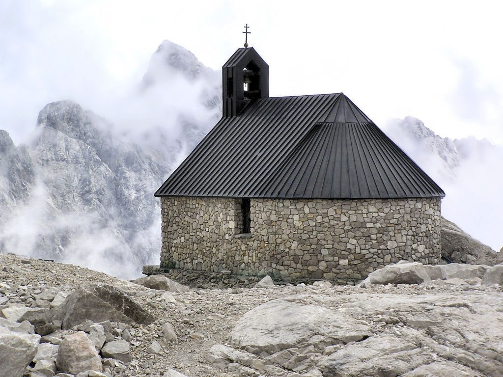 Highest chapel in Germany located in The Zugspitze, Germany's highest mountain