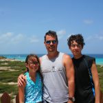 Me and kids in Aruba