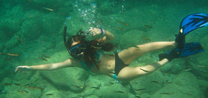 Katie Snorkeling, Long Bay Beef Island Tortola