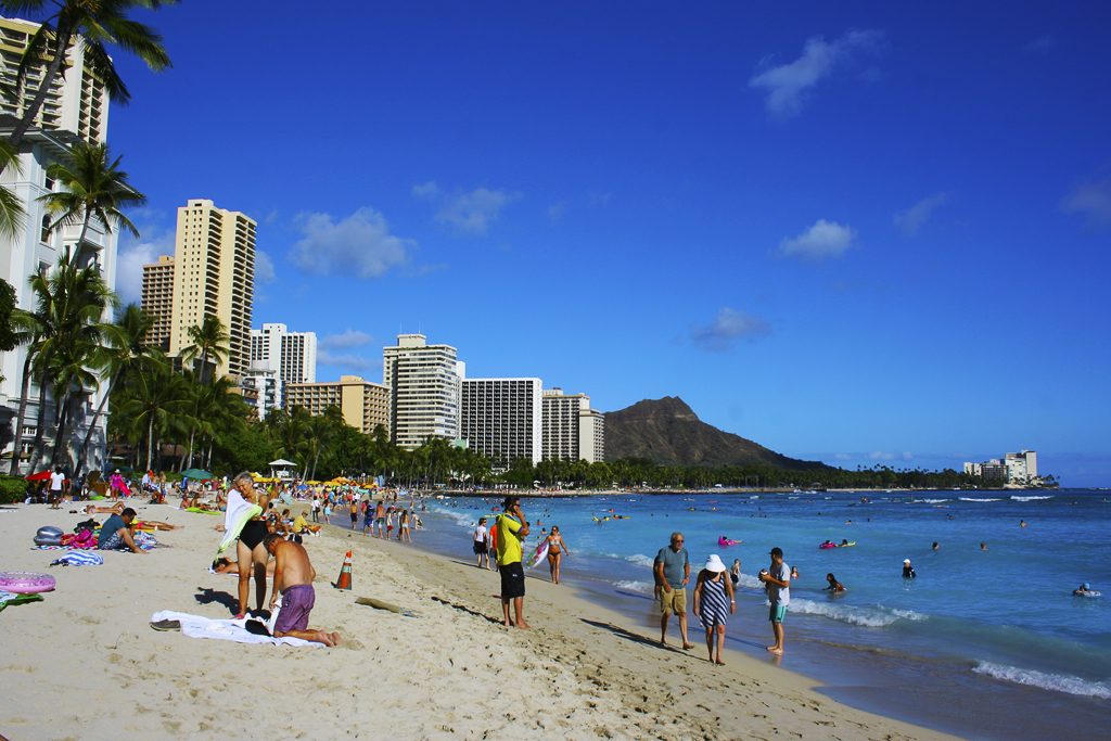 Waikiki beach, Honolulu