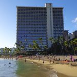 Waikiki beach, Honolulu.