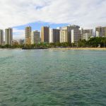 Waikiki beach, Honolulu.