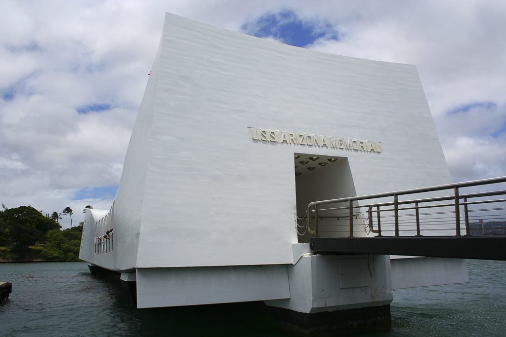 USS Arizona Memorial, Pearl Harbor. Honolulu