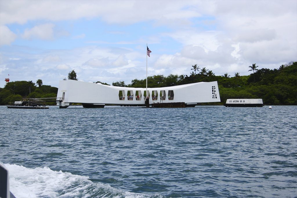 USS Arizona Memorial, Pearl Harbor. Honolulu