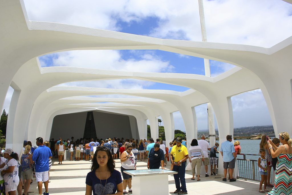 USS Arizona Memorial, Pearl Harbor. Honolulu