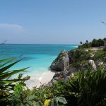 Beach at Tulum Ruins