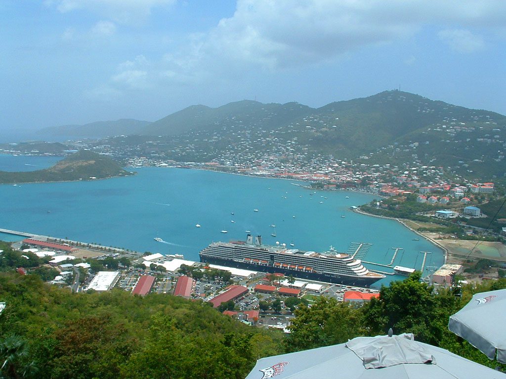 View of Charlotte Amalie, St. Thomas