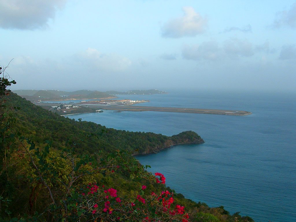 Brewers Bay and View of St. Thomas Airport